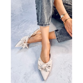 Sandalias Geffen Pantuflas Lazo Beige 5