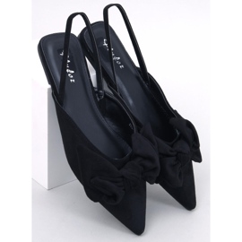Chanclas negras con lazo Geffen negro 1