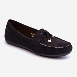 PS1 Mocasín Clásico Ante Negro Good Time 1