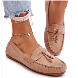 PS1 Mocasín Clásico Ante Beige Oscuro Good Time 11