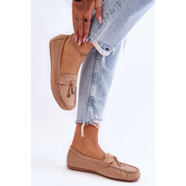 PS1 Mocasín Clásico Ante Beige Oscuro Good Time 5