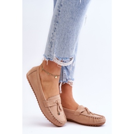 PS1 Mocasín Clásico Ante Beige Oscuro Good Time 4