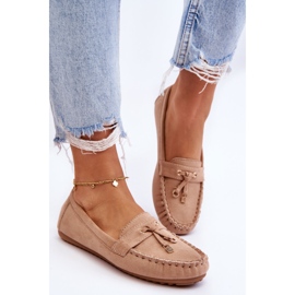 PS1 Mocasín Clásico Ante Beige Oscuro Good Time 7