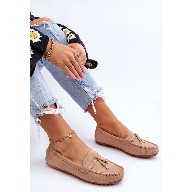 PS1 Mocasín Clásico Ante Beige Oscuro Good Time 1