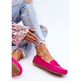 PS1 Mocasín Clásico Ante Fucsia Good Time rosado 10