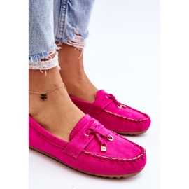 PS1 Mocasín Clásico Ante Fucsia Good Time rosado 8