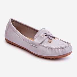 PS1 Mocasín Clásico Ante Gris Good Time 9