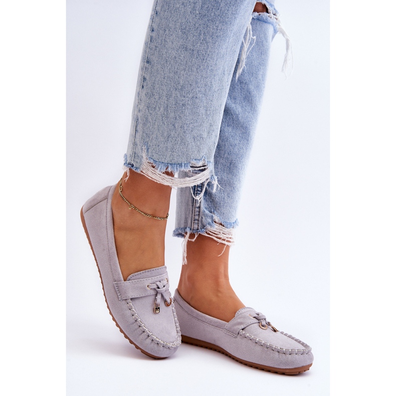 PS1 Mocasín Clásico Ante Gris Good Time 1