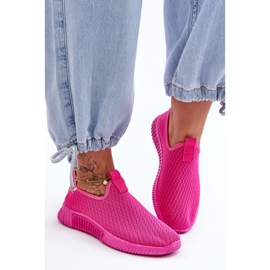 PM1 Zapatillas clásicas sin cordones Fucsia Frankie rosado 2