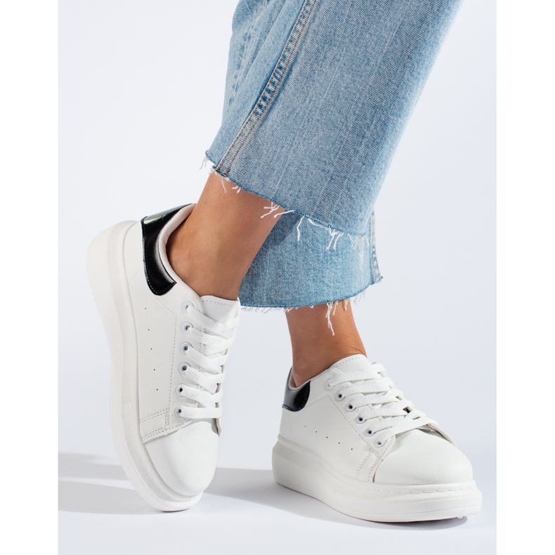 Deportivas blancas de mujer Shelovet blanco 1