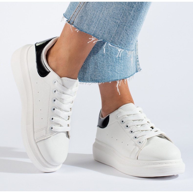 Deportivas blancas de mujer Shelovet blanco 2