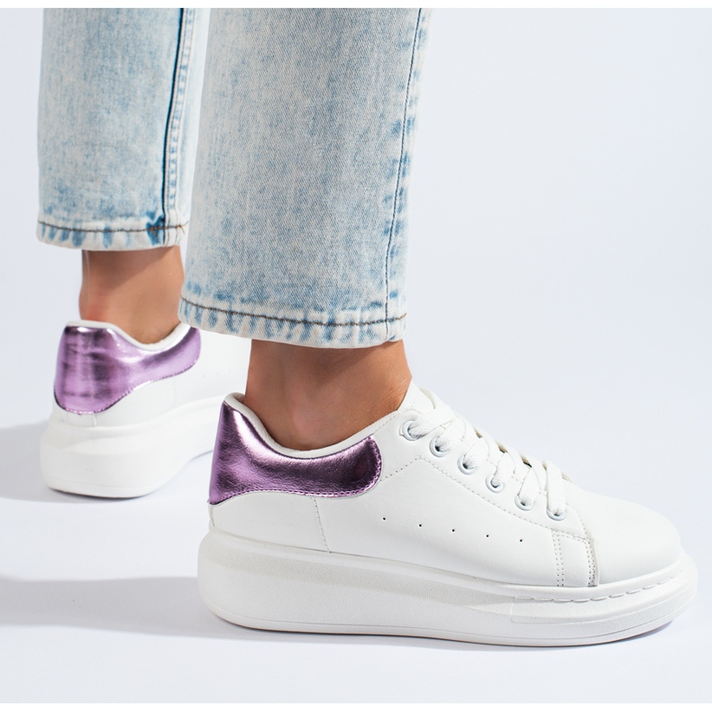 Deportivas mujer Shelovet blancas blanco 2