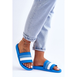 Pantuflas de Rayas Blue Vision para Mujer azul 3