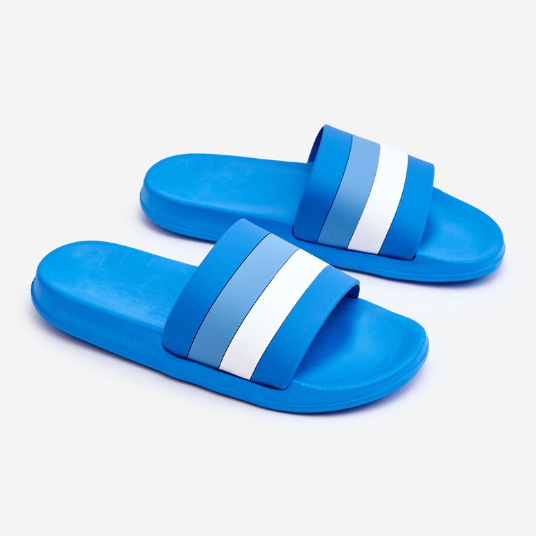 Pantuflas de Rayas Blue Vision para Mujer azul 2