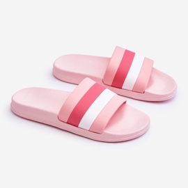 Pantuflas Mujer Rayas Vision Rosa rosado 5