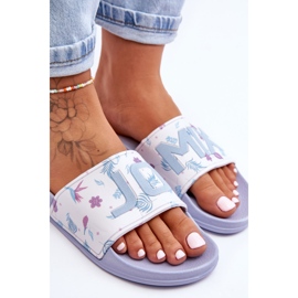 Pantuflas Clásicas Mujer Jomix Azul 7