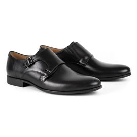 Kampol Zapatos formales monki para hombre 341/15 negro 2