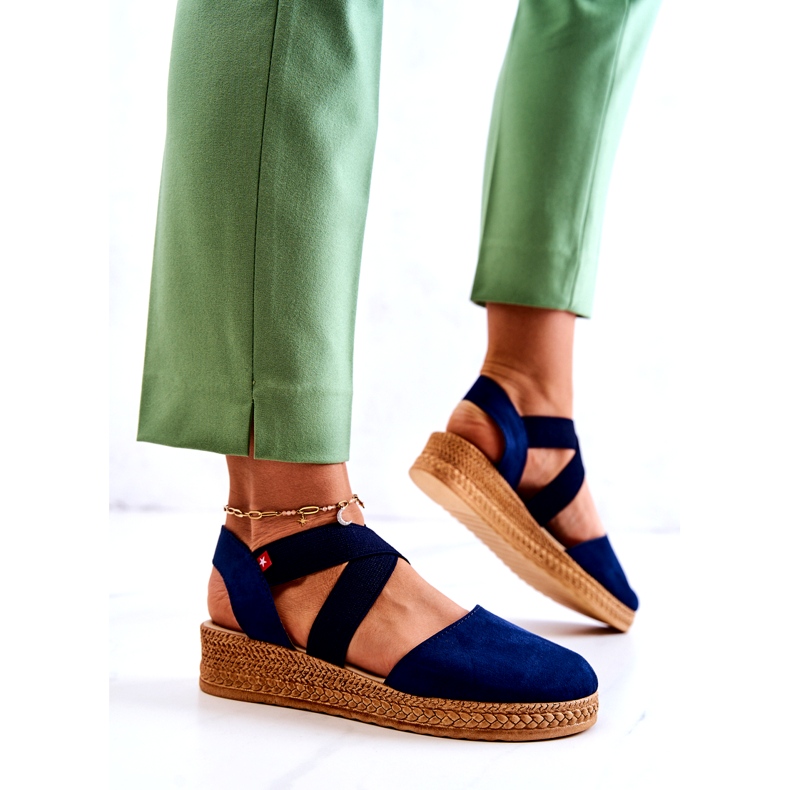 Alpargatas Mujer Ante Big Star JJ276037 Azul Marino 2