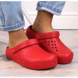 Zapatillas casa mujer kroks rojo Big Star II275004 8
