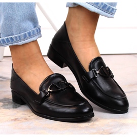 Zapatos de mujer con tacones planos negros Vinceza 10904 3