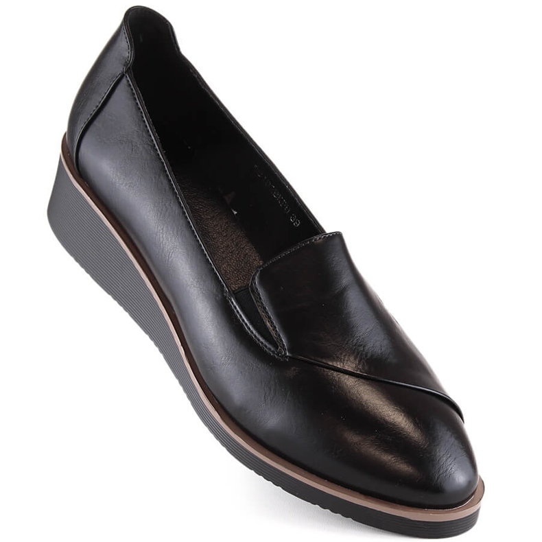 Zapatos cuña mujer negros Vinceza 58182 1