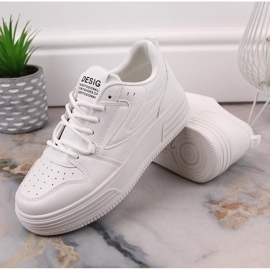 Deportivas de mujer con plataforma blancas Vinceza 19465 blanco 8