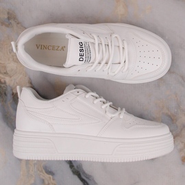 Deportivas de mujer con plataforma blancas Vinceza 19465 blanco 7