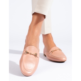 Pantuflas de mujer Vinceza para polvos rosado 3