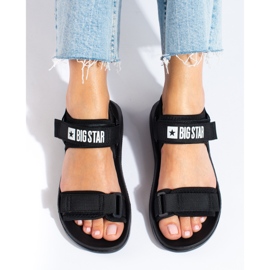 Sandalias negras mujer Big Star HH274A024B negro 3