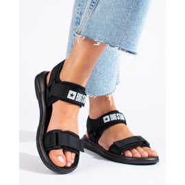 Sandalias negras mujer Big Star HH274A024B negro 1