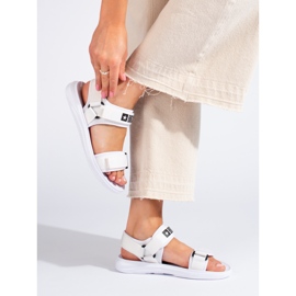 Sandalias blancas mujer Big Star HH274A026 blanco 3