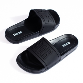 Pantuflas hombre Big Star DD174690 negras negro 1