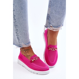PM1 Alena Zapatillas sin cordones de mujer fucsia rosa 1