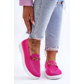 PM1 Alena Zapatillas sin cordones de mujer fucsia rosado 3
