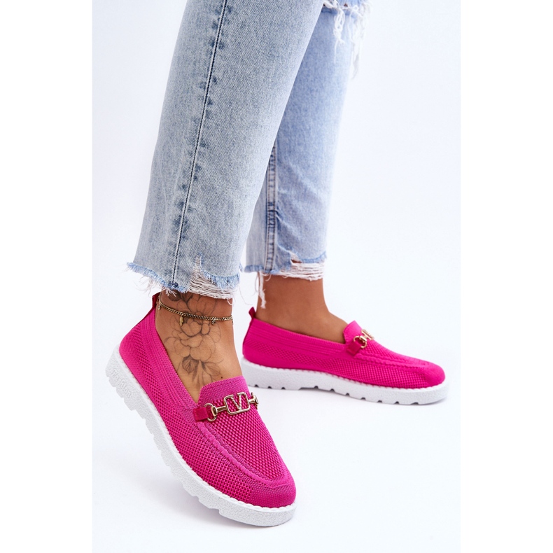 PM1 Alena Zapatillas sin cordones de mujer fucsia rosa 2