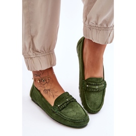 PG1 Mocasines Mujer Ante Verde Clorie 4