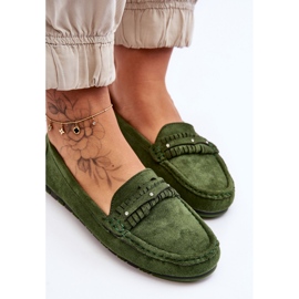 PG1 Mocasines Mujer Ante Verde Clorie 6
