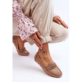 PG1 Mocasines Mujer Ante Clorie Beige 4