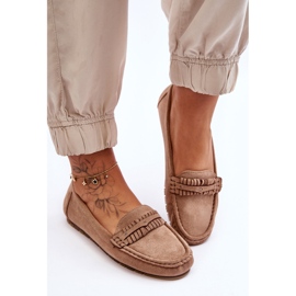 PG1 Mocasines Mujer Ante Clorie Beige 3
