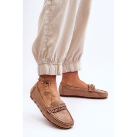 PG1 Mocasines Mujer Ante Clorie Beige 2