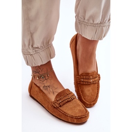 PG1 Mocasines Mujer Camel Clorie Ante marrón 1