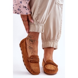 PG1 Mocasines Mujer Camel Clorie Ante marrón 5