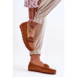 PG1 Mocasines Mujer Camel Clorie Ante marrón 2
