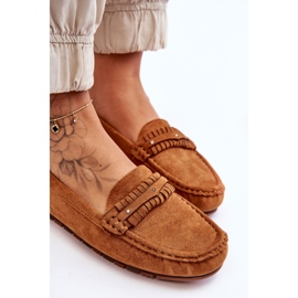 PG1 Mocasines Mujer Camel Clorie Ante marrón 3