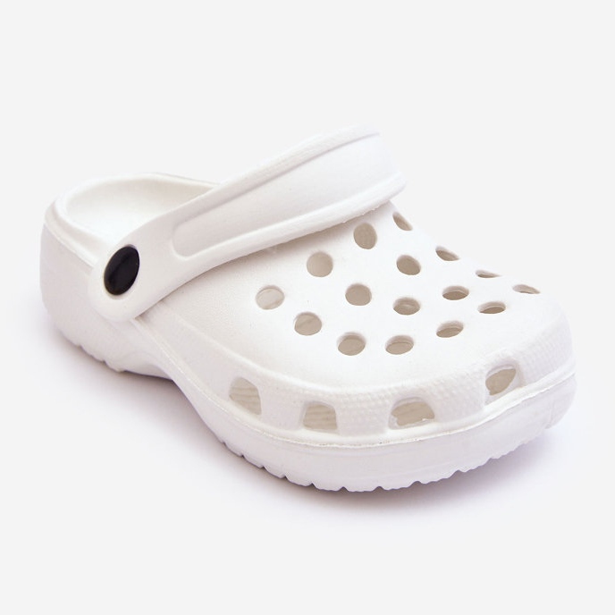 Sandalias Niños Espuma Crocs Blanco Percy 1