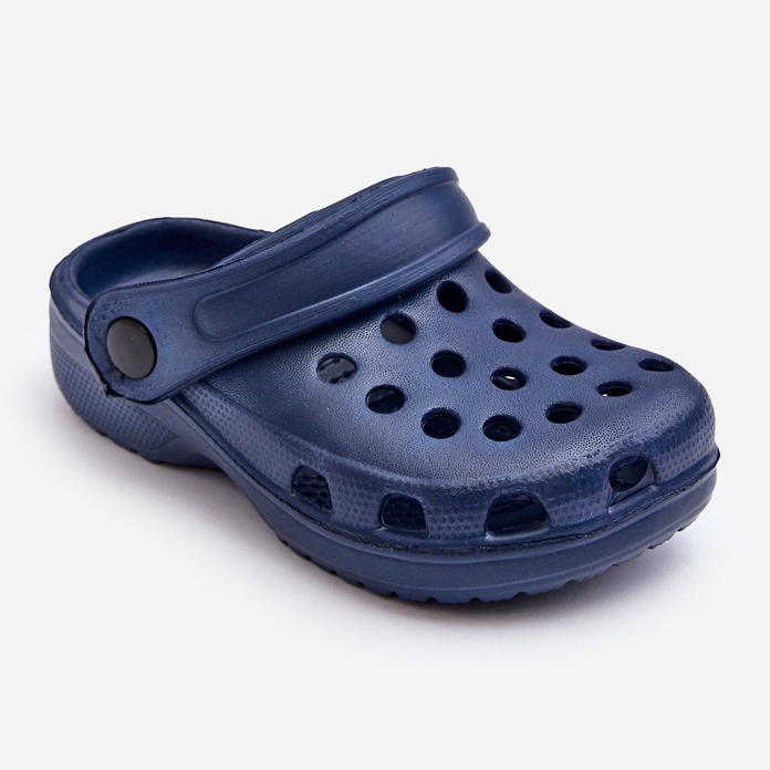 Sandalias Niños Foam Crocs Azul Marino Percy 1
