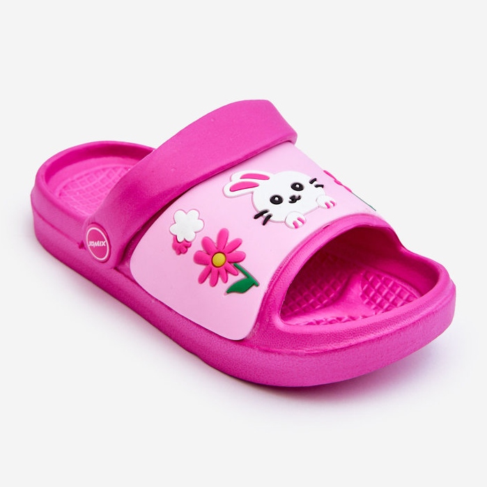 WJ1 Chanclas Infantiles Ligeras Con Motivo Animal Fucsia Rico rosado 1