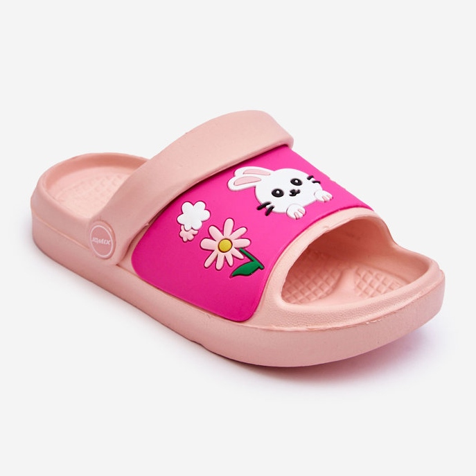 WJ1 Sandalias Infantiles Ligeras Con Motivo Animal Rosa Rico rosado 1