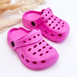 WJ1 Chanclas Infantiles de Espuma Rosa Oscuro Lucas 2