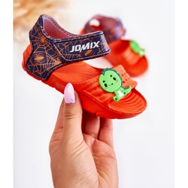 Sandalias Niños Espuma Ligera Velcros Naranja Asti 3